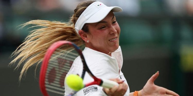 Vekic tames Sun at damp Wimbledon to seal semi-final spot