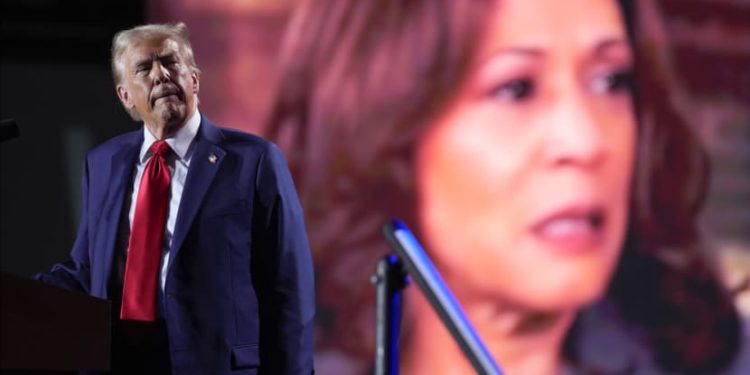 Harris, Trump barnstorm Michigan, spar over who has stamina